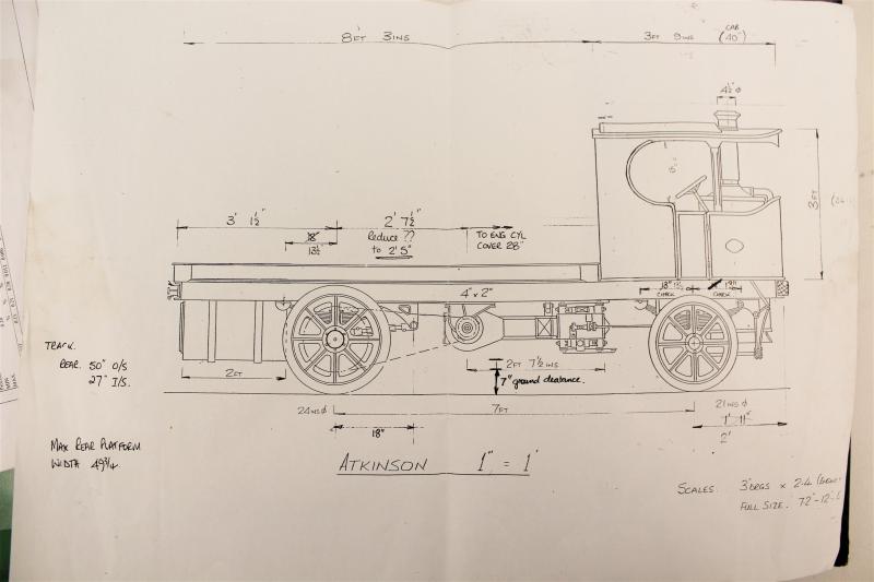 6 inch scale Atkinson steam wagon