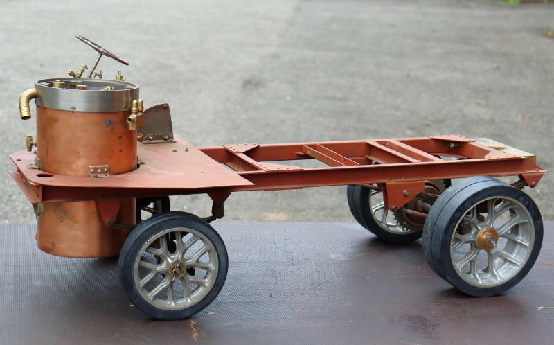 2 inch scale Clayton steam wagon with commercial boiler
