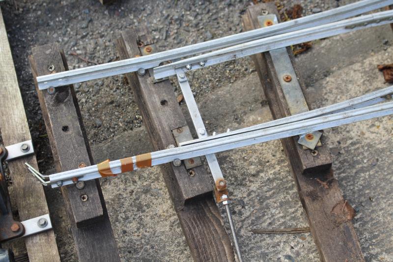 5 inch gauge aluminium track panels and turnouts