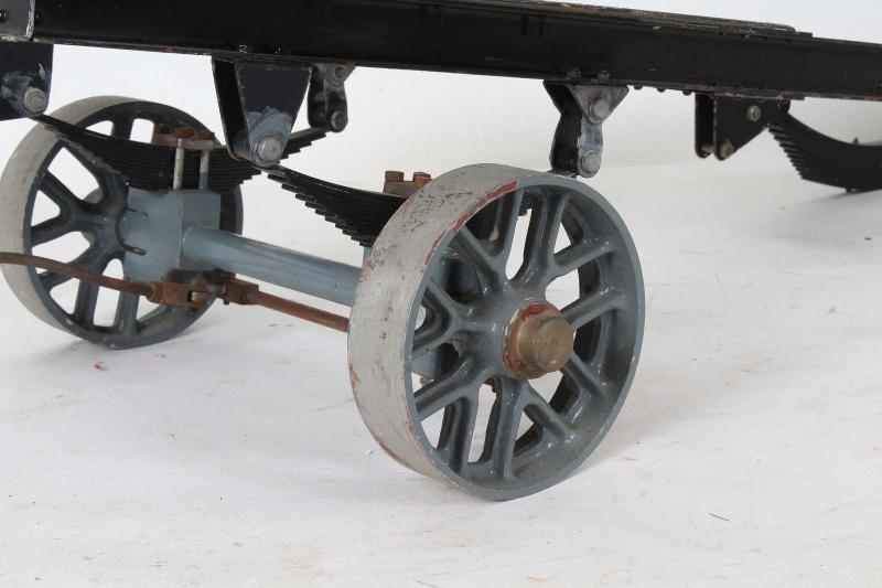 2 inch scale Clayton steam wagon, chassis & castings