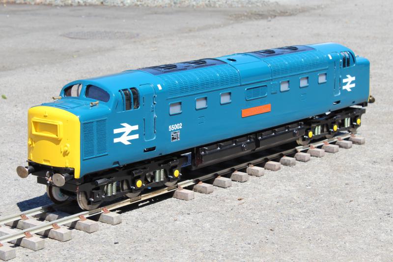 5 inch gauge Class 55 "Deltic" battery electric