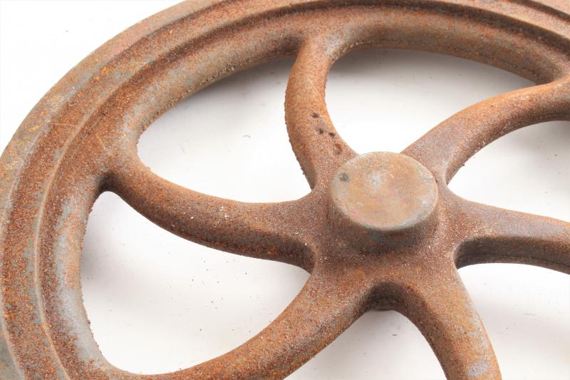 13 inch diameter cast iron flywheel