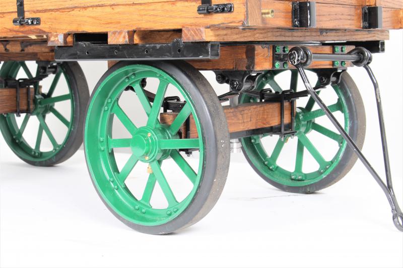 2 inch scale Burrell agricultural wagon
