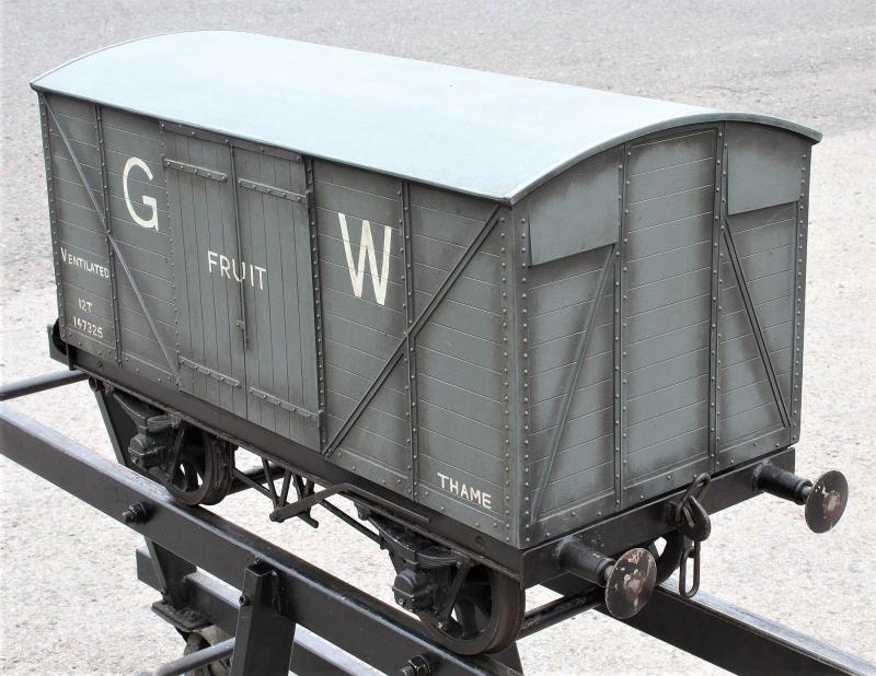 7 1/4 inch gauge Great Western box van