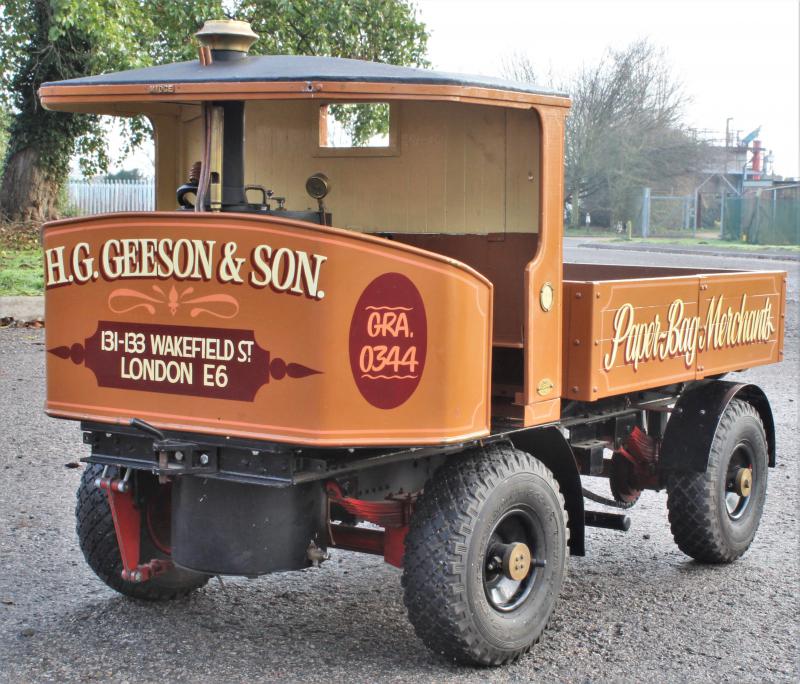 3 inch scale Clayton undertype steam wagon with living van