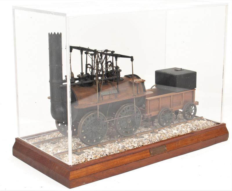 Maxwell Hemmens 3 1/2 inch gauge display model "Locomotion No.1"