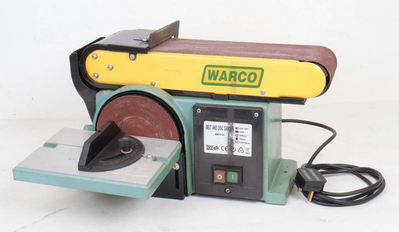 Warco 4" x 6" belt & disc sander