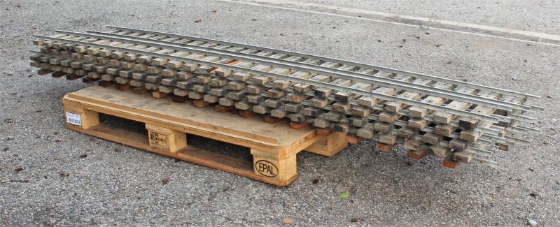 9 lengths of 5 inch gauge track