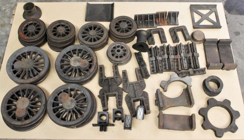 7 1/4 inch gauge standard gauge wheel & other castings