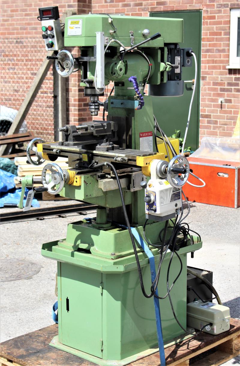 Warco VMC mill with tooling & accessories