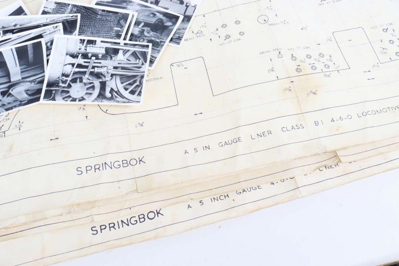 5 inch gauge LNER B1 "Springbok" frames & castings
