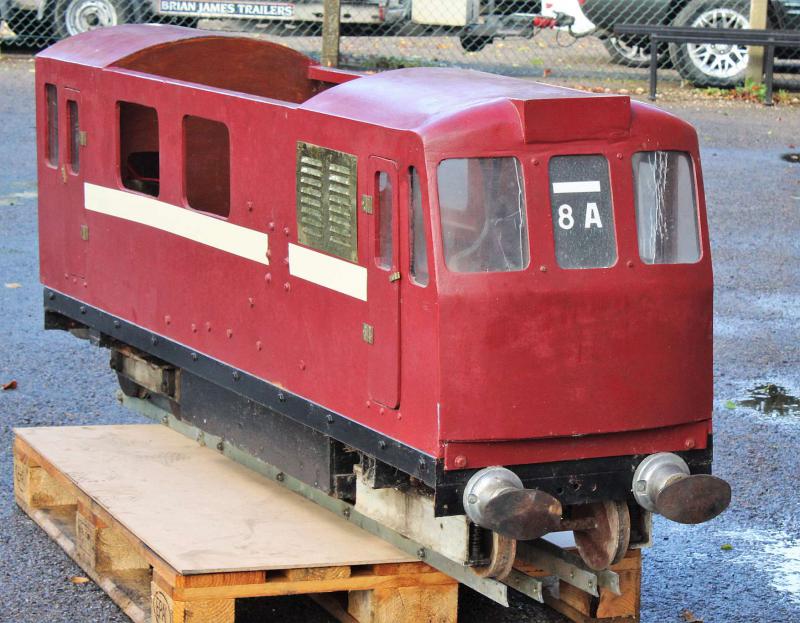 7 1/4 inch gauge sit-in battery-electric shunter