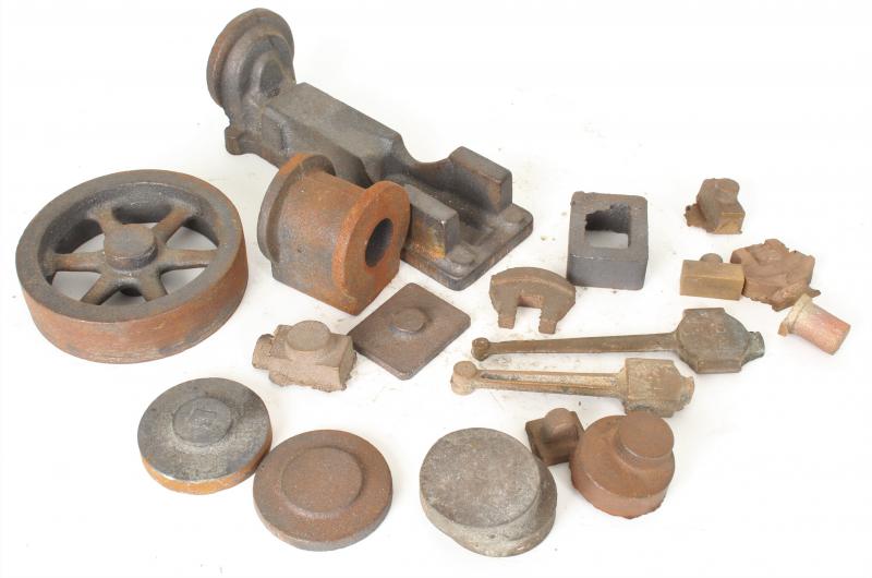 Set horizontal mill engine castings
