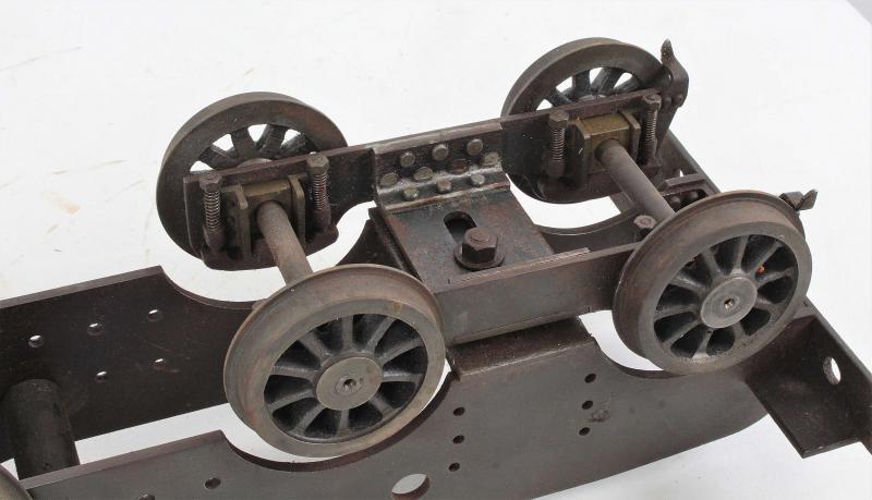 3 1/2 inch gauge "Hielan Lassie" frames, wheels, cylinders
