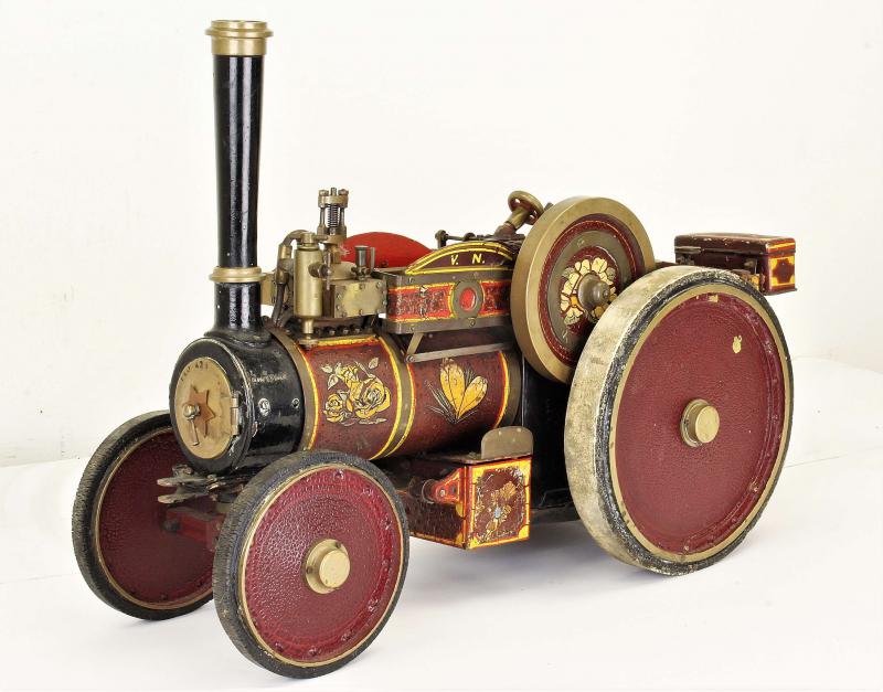 Vintage 1 inch scale traction engine