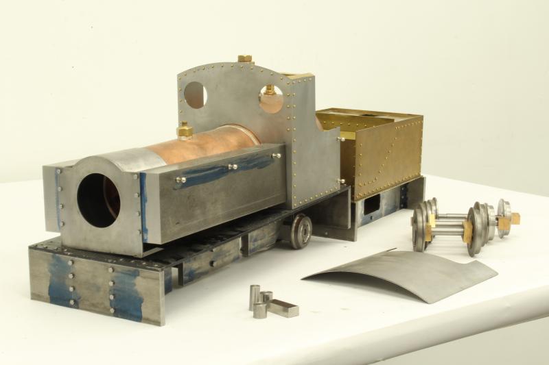 Part-built 2 1/2 inch narrow gauge "Toby" 0-4-2T
