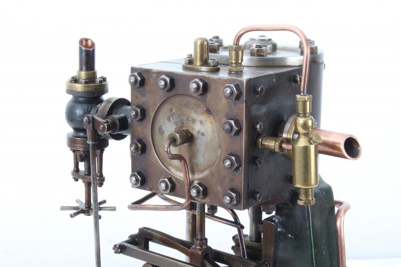 Vintage vertical engine