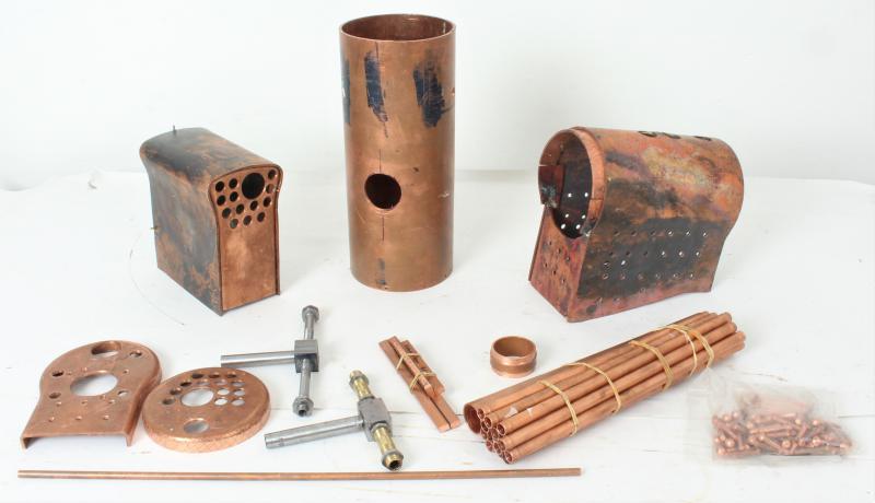 Parts & castings & boiler kit for 5 inch gauge "Simplex"