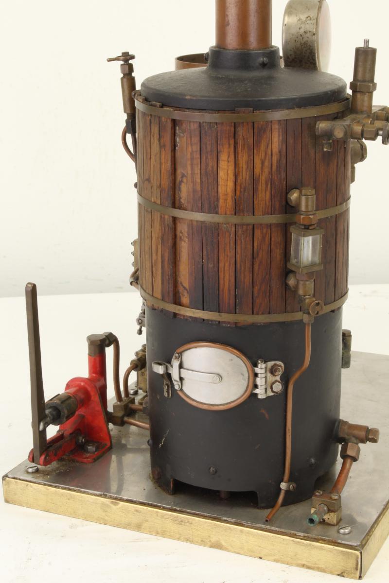 5 inch vertical coal-fired boiler with steam pump