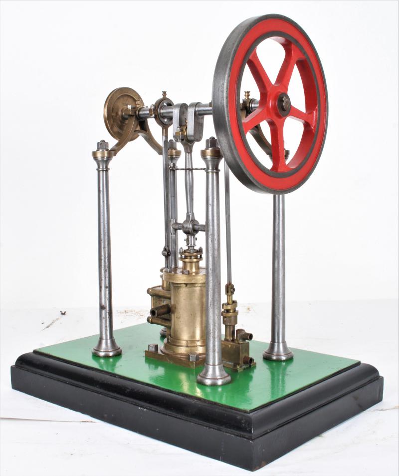 Fine early model steam engine with feed pump