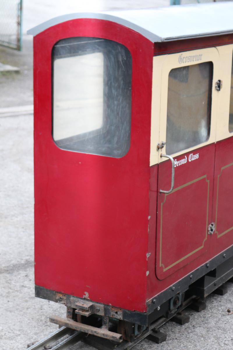 7 1/4 inch narrow gauge 1st & 2nd class bogie coach