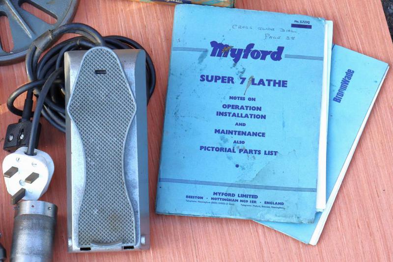 Myford Super 7B lathe