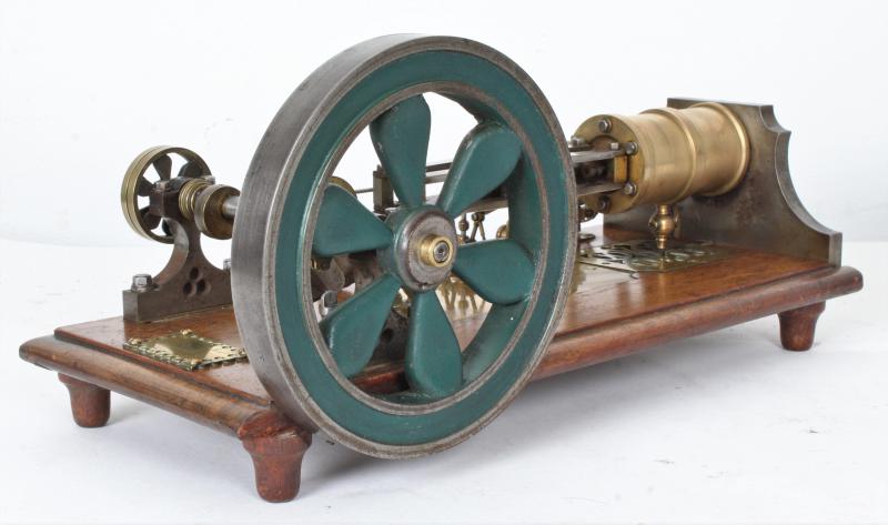 Vintage horizontal mill engine