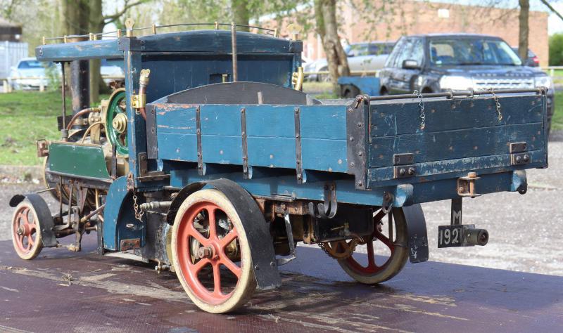 Vintage steam wagon