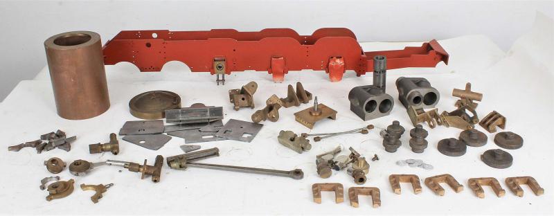 3 1/2 inch gauge Britannia chassis with parts & castings