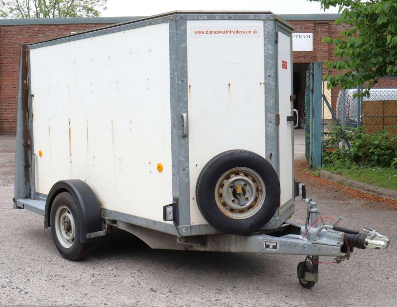 Ifor Williams two wheeled box trailer with winch