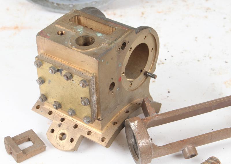 Part-built 1 1/2 inch scale Allchin agricultural engine