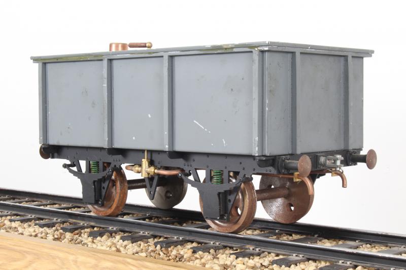 5 inch gauge iron ore tippler wagon with water tank