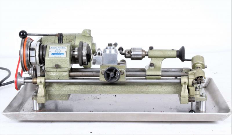 Unimat SL lathe with power feed & milling attachment