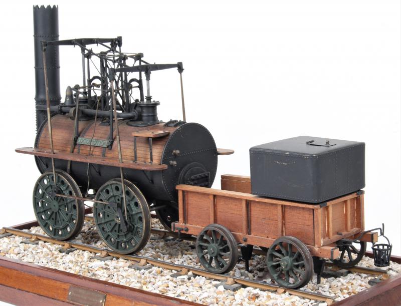 Maxwell Hemmens 3 1/2 inch gauge display model "Locomotion No.1"