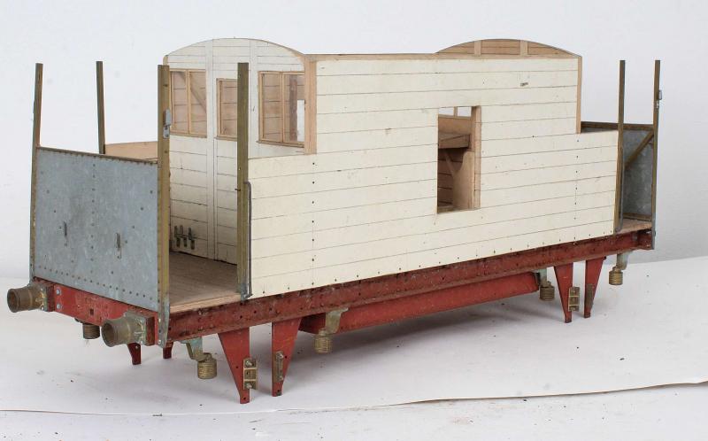 Ten part-built 5 inch gauge wagons