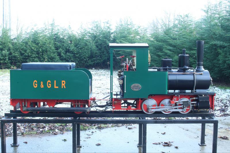 7 1/4 inch gauge Feldbahn 0-6-0 with tender