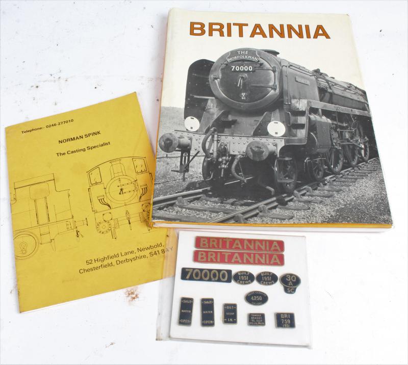 5 inch gauge "Britannia" frames & castings